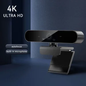 Webcams 4K USB caméra Web avec Microphone Autofocus 2K caméra PC ordinateur portable Streaming en direct 1080P Webcam pour les appels vidéo