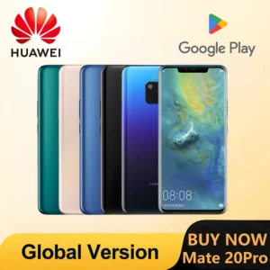 HUAWEI Mate 20 Pro Smartphone Version mondiale 6.39 pouces 8 + 256GB ROM 40MP 4200mAh téléphone portable Android Google Play Store celulare