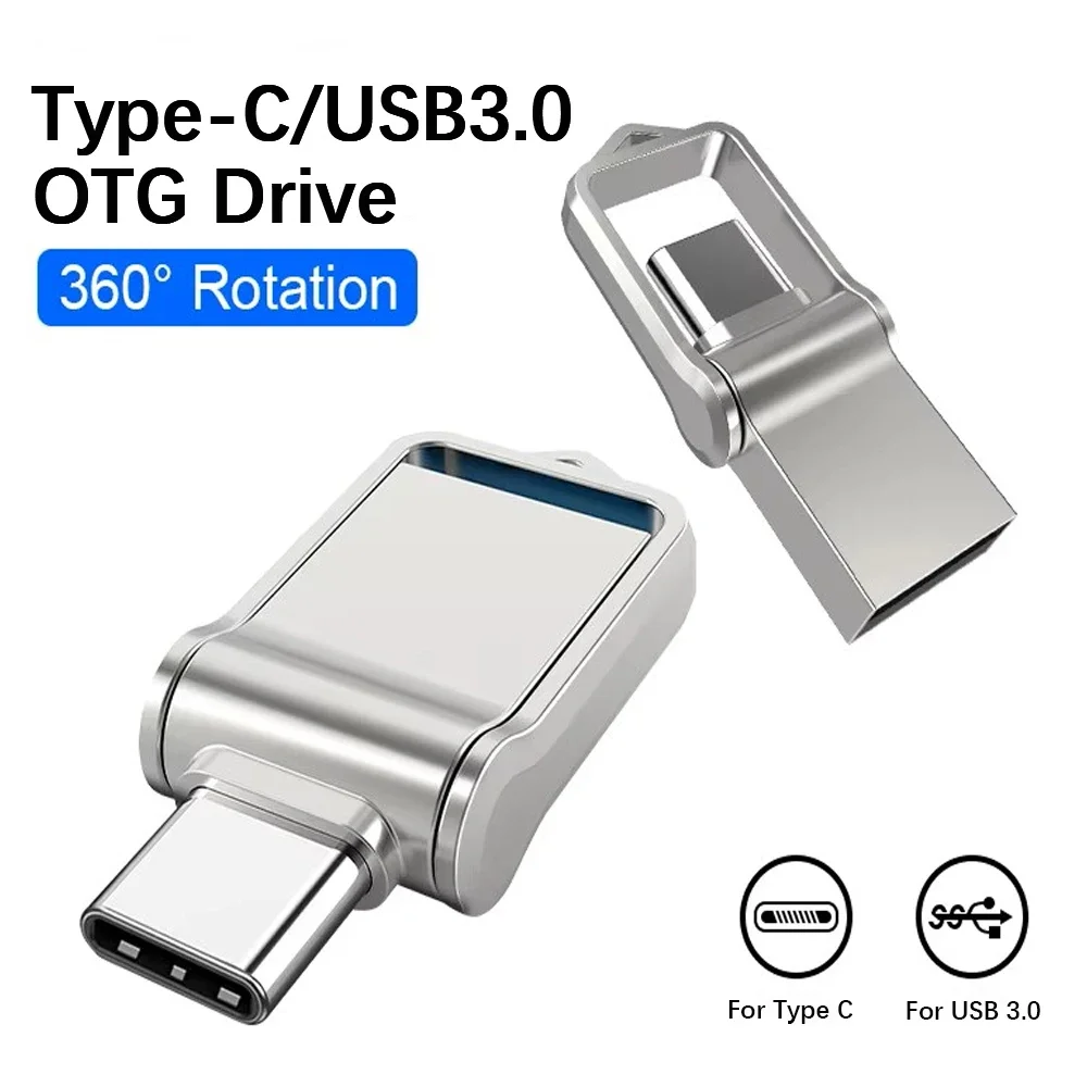 Lecteurs Flash USB de Type C d&rsquo;origine 512GB 1 to clé USB 3.0 haute vitesse clé USB OTC 2 to U disque clé mémoire pour téléphone Xiaomi PC