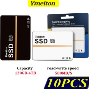 10 pièces Ymeiton Y02 Sata3 ssd personnalisé 120GB 128GB 240GB 256GB 480GB 512GB 1TB disque SSD interne pour ordinateur de bureau ordinateur portable