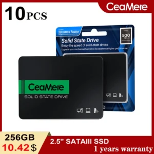 Disque dur interne 2.5 pour ordinateur portable, vente en gros, 5 à 10 pièces, 120 go 256 go SATAIII SSD 480 go 512 go 1 to