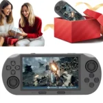 Console de jeu rétro, écran IPS de 4.5 pouces, Console de jeu vidéo portable rétro, Rechargeable par USB, pour enfants et adultes