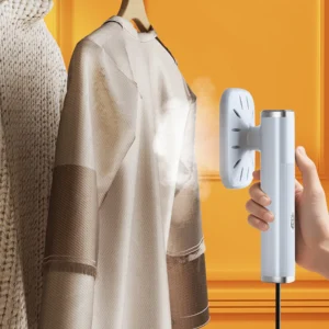 Fer à vapeur portatif 360 ° Machine à repasser électrique alimentée par USB, petit cuiseur vapeur pour vêtements en tissu