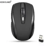 Souris sans fil souris silencieuse 2.4G souris de bureau optique Mobile Portable souris DPI réglable pour ordinateur Portable MacBook