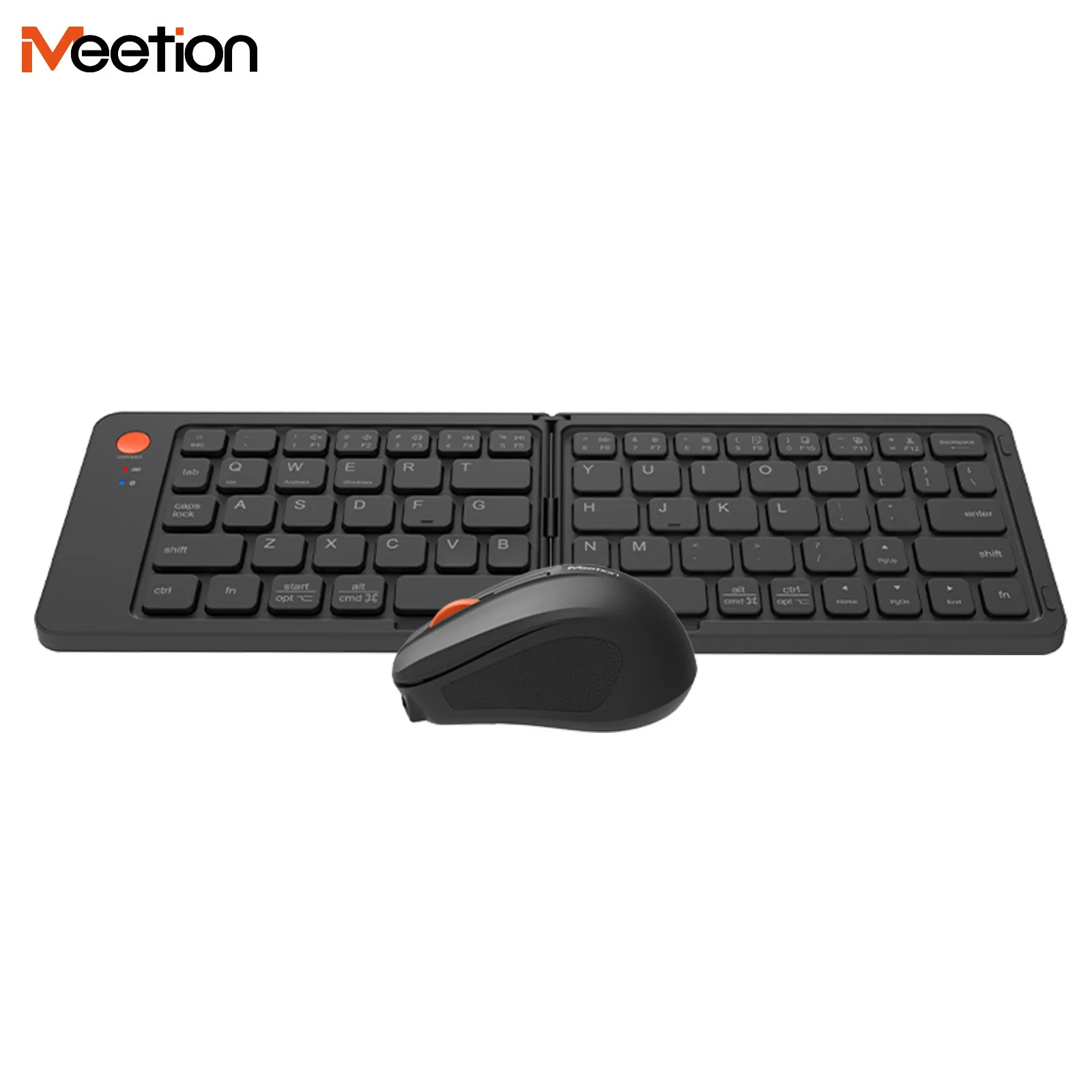 Clavier Bluetooth sans fil pliable, Rechargeable, Portable, pour PC, Mac, Windows, iOS, Mini souris – Image 4