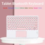 Clavier Bluetooth 10 pouces, espagnol, portugais, coréen, hébreu, italien, allemand, russe, arabe, tablette sans fil, magnétique