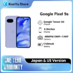 Tout nouveau Google Pixel 9a 6.3 « 1080×2424 pOLED 120Hz 5100mAh filaire Google Tensor G4 Titan M2 8G RAM 128/256G Smartphone