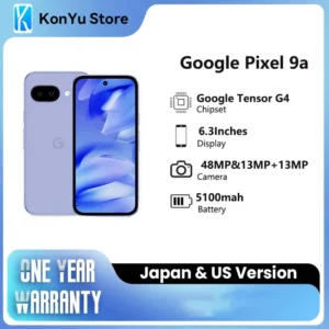Tout nouveau Google Pixel 9a 6.3 "1080x2424 pOLED 120Hz 5100mAh filaire Google Tensor G4 Titan M2 8G RAM 128/256G Smartphone