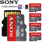 Sony TF carte mémoire 1 to carte Micro SD haute vitesse 512GB 256GB 128GB 64GB A2 U3 V60 SD TF cartes Flash pour ordinateur de téléphone Xiaomi