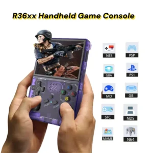 R36XX rétro Console de jeu vidéo portable Support sans fil Wifi Bluetooth lecteur de jeu de poche 3.5 ''écran Console de jeu cadeau pour enfants