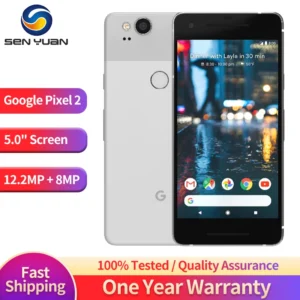 Original Google Pixel 2 pixel 2xl 5.0 ''pouces Octa Core 4G LTE Android 2XL téléphone portable 4GB RAM 64GB 128GB ROM Google Pixel 2 XL
