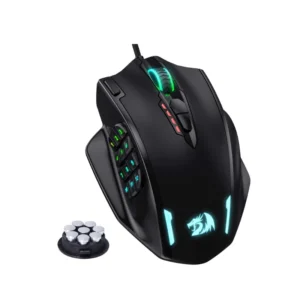 Redragon M908 RGB rétro-éclairage LED USB souris de jeu filaire 18 boutons de souris programmables 12400 DPI