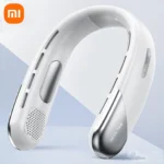 Xiaomi Portable sans lame Mini Rechargeable silencieux 8000mAh USB cou ventilateur suspendu LED affichage numérique ventilateur électrique refroidisseur