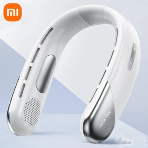 Xiaomi Portable sans lame Mini Rechargeable silencieux 8000mAh USB cou ventilateur suspendu LED affichage numérique ventilateur électrique refroidisseur