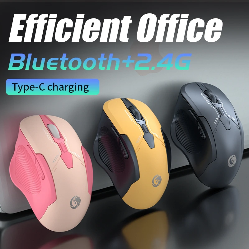 Xiaomi – souris sans fil Bluetooth, double mode, Rechargeable, silencieuse, mécanique, universelle, pour jeu de bureau, PC, Android et IOS – Image 6