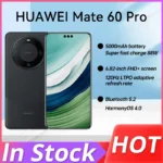 Nouveau téléphone Huawei Mate 60 Pro 5G 512ROM 50MP caméra 6.82 « OLED 120Hz écran Kirin 9000S HarmonyOS 4.0 batterie 5000mAh Smartphone