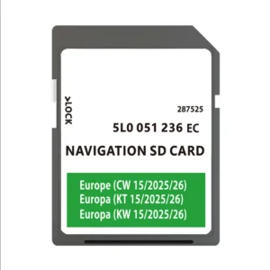 Carte SD pour Skoda Octavia Superb Fabia Yeti Kodiaq Amundsen 2 SAT NAV, 32 go, Europe UK 2025-2026, cartes de Navigation 5L0051236EC