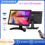 Moniteur de bureau industriel avec entrée HDMI VGA pour la sécurité de la caméra CCTV, écran LCD TFT, annulation d&rsquo;écran, offre spéciale, 10.1 pouces, 16:10