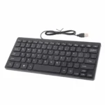 78 touches USB clavier filaire ABS clavier d&rsquo;ordinateur multimédia étanche pour ordinateur de bureau à domicile ordinateur portable