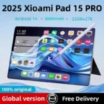 2025 Original XioaMi Pad 15 Pro tablette Android14 Snapdragon888 11 pouces HD 22GB + 2TB 20000mAh 5G double SIM Bluetooth WiFi GPS Tables