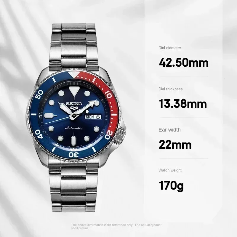 Original Seiko 5 montre à Quartz montres pour hommes étanche ceinture en acier montre pour hommes montre de mode et décontractée – Image 4