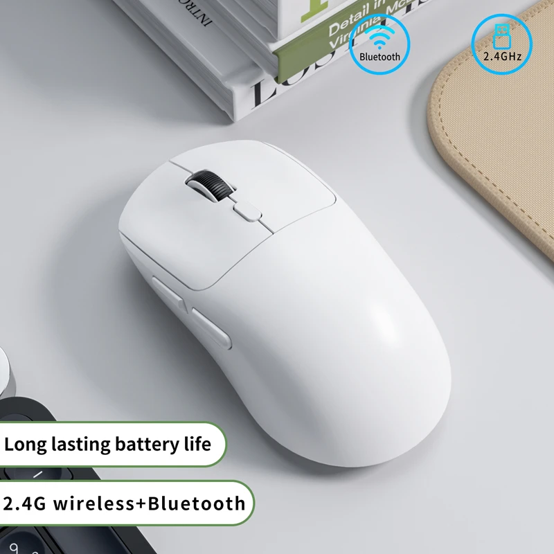 Xiaomi nouvelle souris de jeu Bluetooth 2.4GHz sans fil pour type-c Rechargeable Tri-modèle Mini souris Bluetooth sans fil Portable 2025 – Image 6