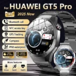 2025New pour Huawei GT5 Pro montre intelligente hommes HD AMOLED écran GPS surface de mouvement fréquence cardiaque Bluetooth appel 1.52 « SmartWatch IP68