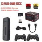 64G 128G X2 Plus Console de jeu rétro plus de 40000 jeux bâton de jeu 4K TV Console de jeu sans fil
