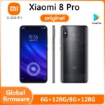 Xiaomi-Téléphone portable Android 8 Pro, Snapdragon 845, développements d’empreintes digitales, 18W, 1080×2248, téléphone d&rsquo;occasion