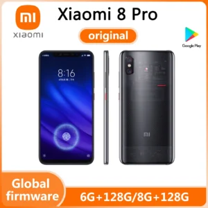 Xiaomi-Téléphone portable Android 8 Pro, Snapdragon 845, développements d'empreintes digitales, 18W, 1080x2248, téléphone d'occasion