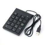 Clavier filaire USB universel Mini 18 touches clavier numérique pour ordinateur portable ordinateur de bureau pavé numérique