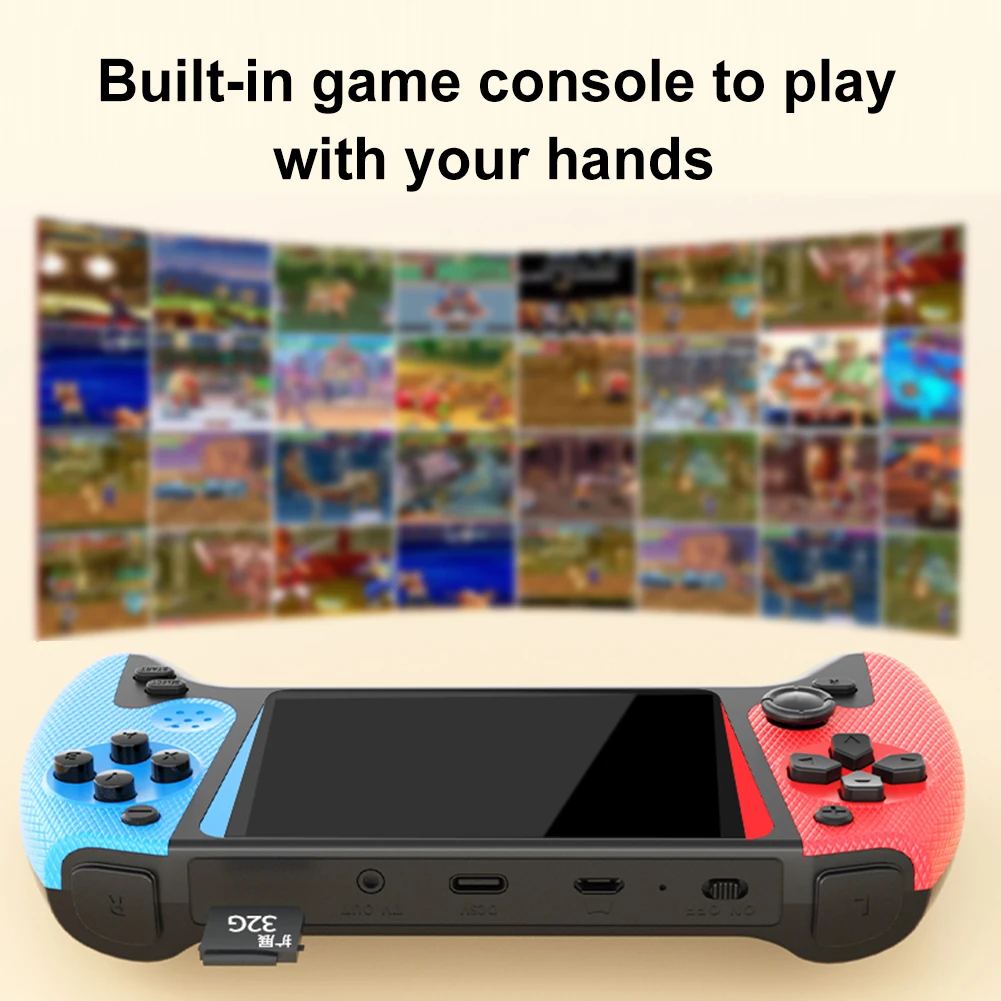 Console de jeu écran LCD 3.5 pouces intégré 500 jeux Console de jeu Portable TV connecter Console de jeu nostalgique pour lecteur unique – Image 5