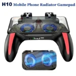 Poignée de jeu pour téléphone portable H10 à 4 doigts, avec visée de radiateur, manette de jeu, contrôleur pour IOS et Android, accessoires de jeu