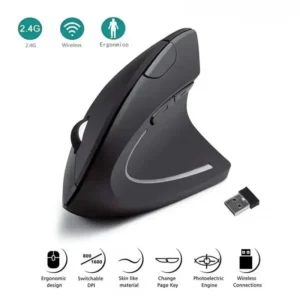 Souris Bluetooth sans fil 2.4G, verticale, ergonomique, filaire, optique, 3 DPI, 800/1200/1600, pour ordinateur portable, accessoires de bureau