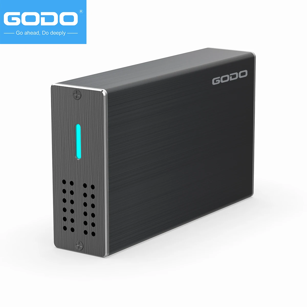 GODO 2.5 pouces double baie RAID boîtier de disque dur USB3.0 à 2.5 "SATA I/II/III HDD SSD RAID boîtier externe Support UASP – Image 2