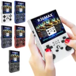 R36MAX Console de jeu Portable rétro 4.0 pouces HD écran IPS lecteur vidéo Portable Mini Console de jeu Portable rétro