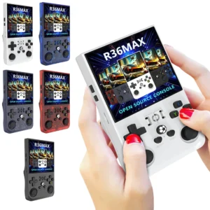R36MAX Console de jeu Portable rétro 4.0 pouces HD écran IPS lecteur vidéo Portable Mini Console de jeu Portable rétro