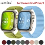 Bracelet en Nylon officiel pour Huawei Watch Fit 4 Pro, accessoires, boucle de Sport respirante, Correas pour Huawei Watch fit 4 3