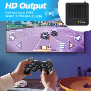 Boîte de jeu rétro G11 Pro, plus de 10000 jeux classiques intégrés, Console vidéo HD, prise en charge des contrôleurs sans fil pour les amateurs de jeux rétro