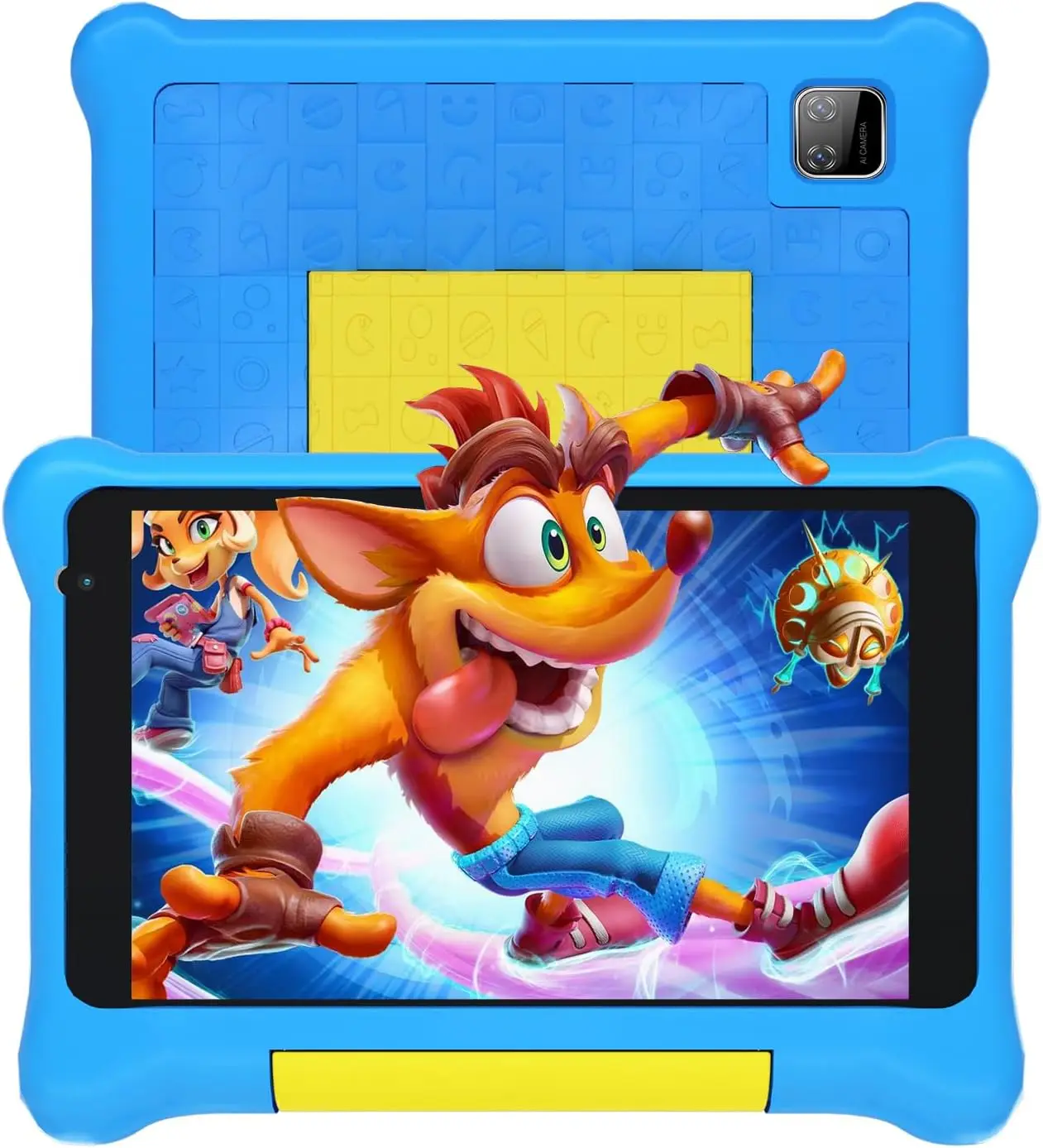 Tablette enfant 7 pouces tablette pour enfants Android 13 5GB RAM 32GB ROM 128GB extensible Quad Core Wi-Fi Bluetooth type-c enfants