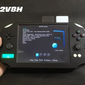 Console de jeu Portable PS2P-8H originale de 8 pouces, écran IPS 1080x720, fabriqué à partir de la véritable carte mère PS2, Support Bluetooth Original