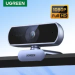 UGREEN-Mini Webcam USB HD 1080P pour Ordinateur Portable, Caméra pour Touriste, Microphones pour Youtube, Appel Vidéo, Zoom 2K