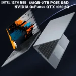 2025 15.6  »ordinateur portable de jeu Ultra-mince Intel 12th N95 32GB RAM NVMe PCIE SSD GTX 1060 6G conception de refroidisseur IPS Win11 Pro livraison rapide