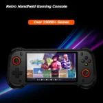 Console de jeu portable rétro originale QRD Vortex F5, écran IPS de 5.5 pouces, système Linux, Joystick HALL, éclairage LED, lecteur de jeu vidéo