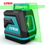 Kiprim niveau Laser 2 lignes/5 lignes 360 niveau de nivellement automatique équipement d&rsquo;outils de Construction lumière verte Laser croisé professionnel