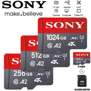 Sony Micro TF carte SD 1 to carte mémoire A2 haute vitesse 512GB 64GB 128GB 256GB Cartao De Memoria stockage De données pour Nintendo Switch