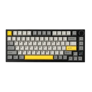 Ajazz-Clavier mécanique filaire AKusk Pro 75%, Bluetooth 5.1/2.4G, filaire, type C, sans fil, monté sur joint, avec écran TFT, pour Mac/P1