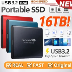 Disque dur externe haute vitesse 1 to 2 to disque externe 4 to disque dur Portable transfert rapide disques solides pour ordinateurs portables/PC/téléphone