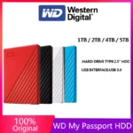 Western Digital WD 6 To 5 To 4 To 2 To 1 To Noir Mon Passeport Disque dur externe portable HDD USB 3.0 Compatible WDBPKJ0050BBK-WESN