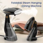 Défroisseur vapeur portatif pour vêtements, chauffage rapide 1500W, grand réservoir d&rsquo;eau, arrêt automatique, vapeur continue, métal et plastique 220-240V